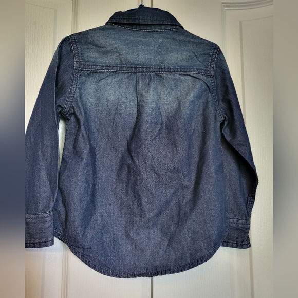 BNWT Baby Gap Jean Shirt with Plaid detailing Size 3 - Picture 7 of 9